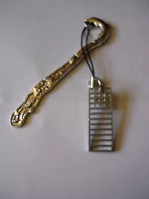 £5.95 • Buy W19 Mackintosh Chair Back Made From Fine English Pewter On A DOLPHIN Bookmark