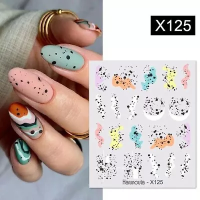 Nail Art Water Decals Stickers Transfers Easter Nails Speckled Mini Eggs  (x125) • £1.75