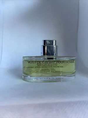 Must De Cartier Pour Homme Eau De Toilette For Men 3.3 Oz 100 Ml New Tester Box • $224