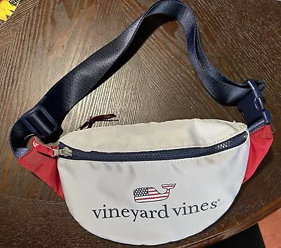 Vineyard Vines X Target Belt Bag Red White & Blue W/ USA Flag Whale • $8