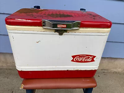 Vintage Coca Cola Cooler Coleman Read • $40