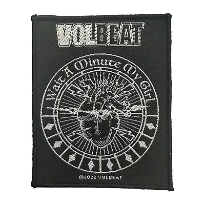 Volbeat Wait A Minute My Girl Woven Sew On Battle Jacket Patch - 100-3 • $6.50