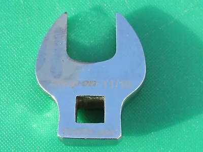 Snap On Fco22a 11/16  Open End Crowfoot 3/8  Drive Sae Wrench Crow Foot Id Marks • $19.90