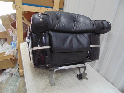 $399.95 • Buy Harley 97-08 Vivid Black 100th Anniversary Tour-Pak W/ Studded Pad 53210-03BDS