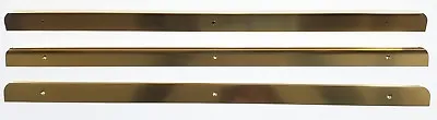£9.96 • Buy 30mm Worktop Trims - Bright Polished Gold Joining Strips & End Caps - UK Quality