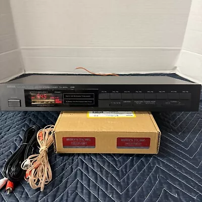 Yamaha Tx-400u Stereo Am/fm Tuner - Serviced - Cleaned - Tested. With Fm Antenna • $119.95