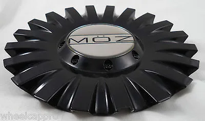 MOZ Wheels Black Custom Wheel Center Cap Caps (1) # 7130-15 / S603-12 • $69