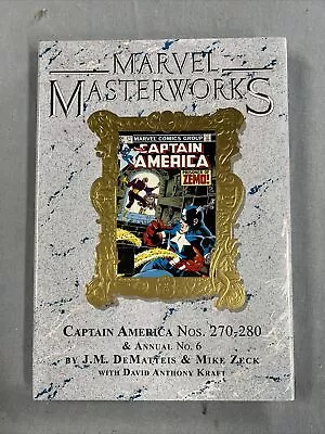 MARVEL MASTERWORKS #359 CAPTAIN AMERICA Vol #16 DM Variant HC (2024) Global Ship • $49.95