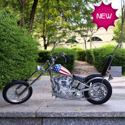 $828 • Buy 1/4 Easy Rider Harley Davidson Built Motorcycle Model Diecast Captain America 