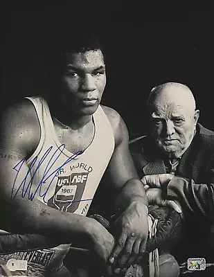 Mike Tyson Signed 11x14 Photo Boxing Cus D'Amato Auto BAS Beckett • $72.89