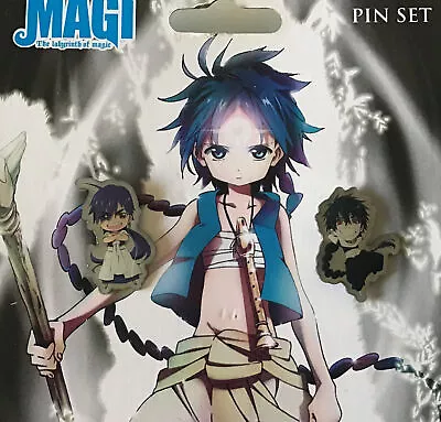 *NEW* Magi The Labyrinth Of Magic: Sinbad & Judal Pin (Set Of 2) • $9.99