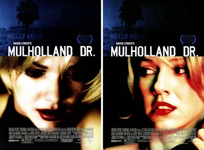 Mulholland Drive (2001) Set Of 2 Movie Posters Original SS Unused NM Rolled • $99.99