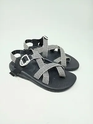 Women's 7 Chaco X Thomas Rhett Black White Sandals • $40