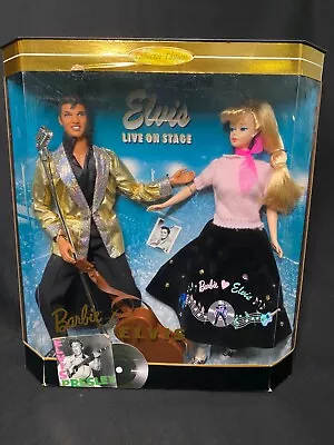 Vintage Barbie Loves Elvis 1996 Mattel Collector Edition Dolls #17450 NRFB • $36.25