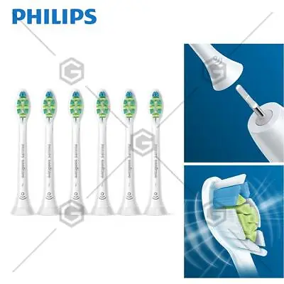 $62.60 • Buy 6-12X Philips Black White Electric Sonicare Toothbrush Heads Genuine Replacement