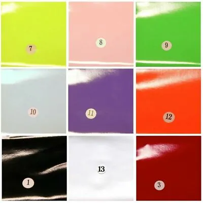 Shiny 4-way Stretch Spandex Pvc Vinyl Pleather Fabric Gothic Fetish Clothing 54  • $14.98