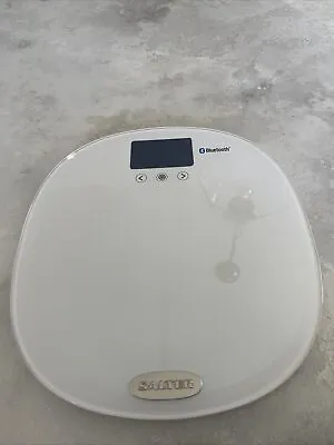 Salter Health Smart Bathroom Scale Analyser 9192 WH3R Curve Bluetooth White • £18.80