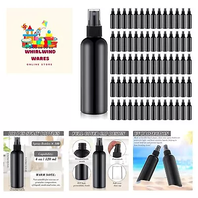 00 Pcs Spray Bottle Bulk 4 Oz Plastic Mist Spray Bottles For Essential Oils F... • $71.99