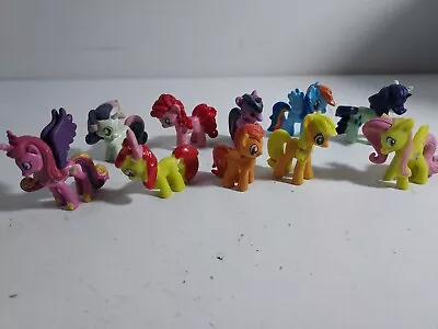 My Little Pony Mini Figures X 10 Mixed Bundle Joblot Cake Toppers • £5