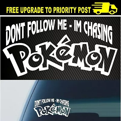 Pokemon Go DECAL JDM Drift Car Ute 4x4 STICKER 200mm • $7.99