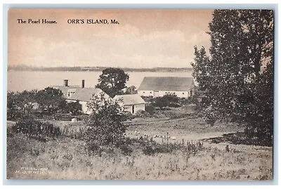 C1940 Pearl House Exterior Building Orr's Island Maine Vintage Antique Postcard • $14.98