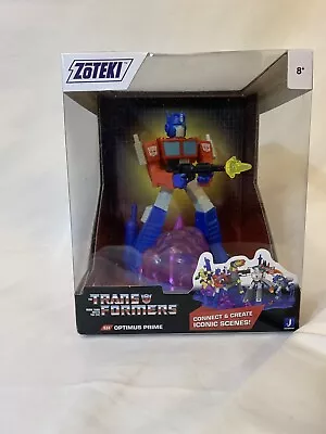 Jazwares Zoteki Transformers Optimus Prime Figure Statue Iconic Scenes NEW • $12