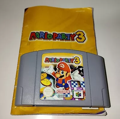 Mario Party 3 On N64 [with Manual] • $279