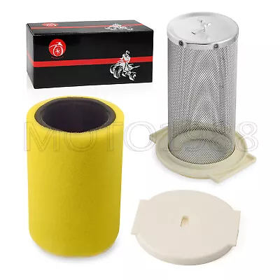 Air Filter & Guide & END CAP For Yamaha Big Bear 350 YFM350 FH/FW/U 1987 - 1999 • $23.99