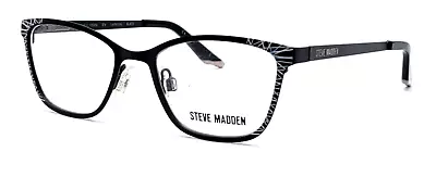 STEVE MADDEN - CARNIIVAL 45/16/125 BLACK - NEW Authentic KIDS EYEGLASSES Frame • $19.95