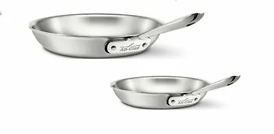 All-Clad  D5 Polished 5-Ply  8 And 10 Inch Fry Pan Set • $119.99