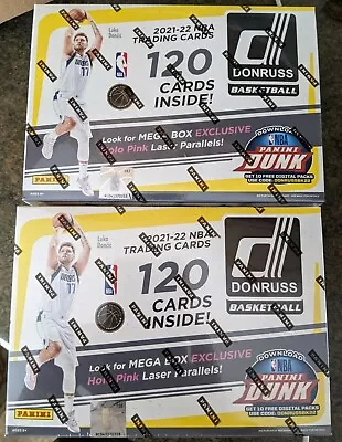 $132.07 • Buy 2021-22 Donruss Basketball MEGA Box 🎯 EXCLUSIVE HOLO PINK LASERS On Hand/1 Box