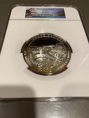 2012 5 Oz Silver 25c Chaco Ngc Ms 69 Pl • $450