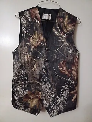 Tuxedo Park Mens Camo Vest Size Small Pre-owned Wedding Realtree Great Condition • $15.99