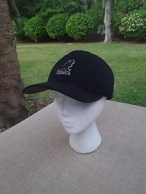 Kangol Size L Black Acrylic Flexfit Baseball Cap With Embroidered Logo • $16.95