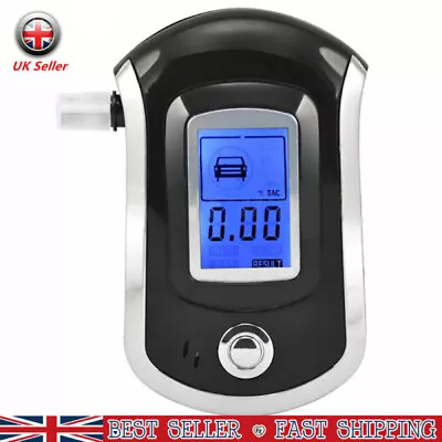 £7.46 • Buy UK Police Digital Breath Alcohol Analyzer Tester LCD Breathalyzer Test Detector