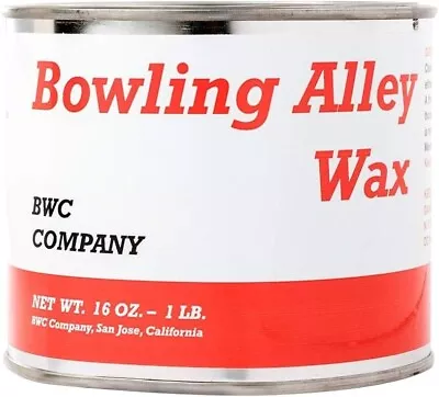 BWC Company Bowling Alley Wax Clear Paste Wax 16 Oz. Can • $25.95