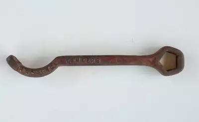 $18 • Buy Vintage H Schenck Yonkers Fire Hydrant Spanner Wrench Tool Used By NY FD 14” Red