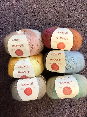£11.95 • Buy 2 X 100g Sirdar Shawlie 4ply Lace Wool/Yarn For Knitting And Crochet
