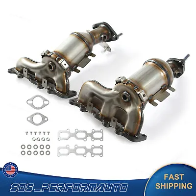 Catalytic Converters For 2013-19 Ford Taurus Explorer 3.5L Left And Right Set • $99.56