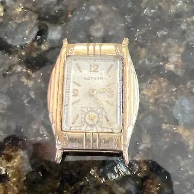 Vintage Gothic Watch 15 Jewels REBI SWISS MADE For Parts Or Restoration • $25