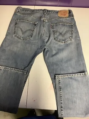 Men’s Levi’s 501 Jeans Straight Leg Button Fly 34x30 • $22