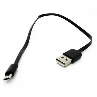 SHORT USB CABLE MICROUSB CHARGER CORD POWER WIRE FLAT FAST For PHONES & TABLETS • $10.54