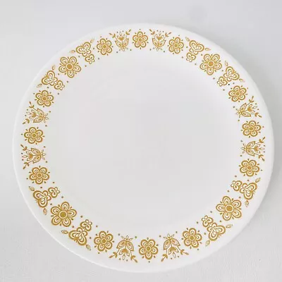 VINTAGE Corning Ware Corelle BUTTERFLY GOLD DINNER PLATE 10 1/4  REPLACEMENT • $3.99
