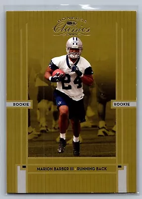 2005 Donruss Classics Gold #184 Marion Barber RC /1499 - NM-MT *TEXCARDS* • $2.50