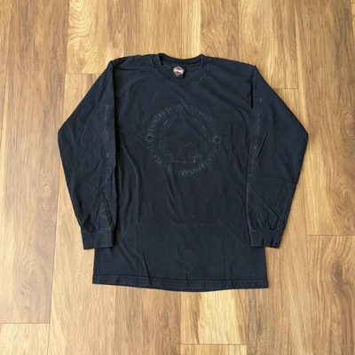 £40 • Buy Harley Davidson Graphic Biker Skull Motorcycle T-shirt Size Large Long Sleeve