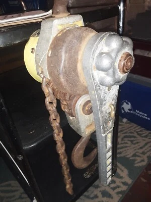 $149.99 • Buy Vintage Dresser Tugit 2 Ton Lever Ratchet Manual Chain Fall Hoist 4000 Lbs