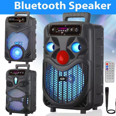 Wireless Bluetooth Speaker +Mic Subwoofer Heavy Bass Remote Sound System Party • $38.94