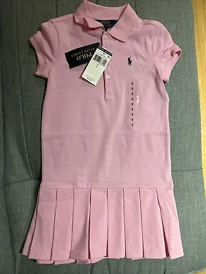 £25 • Buy Polo Ralph Lauren Girls  Dress In Rich Pink -  Size 5 Children