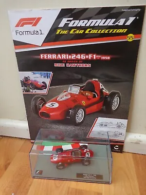 1/43 F1 Formula 1 Car Collection - 1958 Ferrari 246 Mike Hawthorn Car #55 • £14.99
