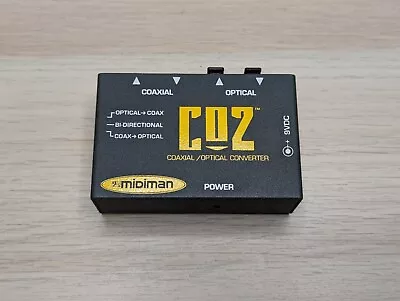 M-Audio Midiman Co2 Coaxial/Optical Converter MIDI NO POWER SUPPLY D52 • $31.94